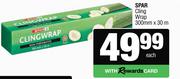 Spar Cling Wrap 300mm x 30m