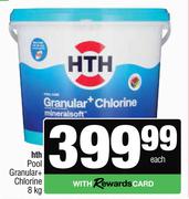 HTH Pool Granular+ Chlorine-8Kg
