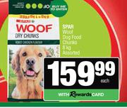 Spar Woof Dog Food Chunks Assorted-8Kg