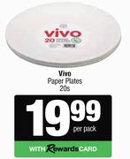 Vivo Paper Plates-20s Per Pack