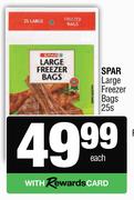 Spar Large Freezer Bags-25s