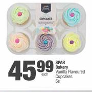Spar Bakery Vanilla Flavoured Cupcaked-6s Each