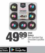 Spar Bakery Mini Speckled Eggs Chocolate Cupcakes-9s Each
