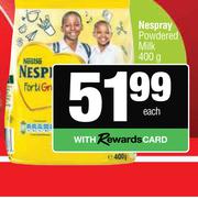 Nespray Powdered Milk-400g Each