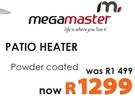 Megamaster Powder Coated Patio Heater 