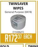 Twinsaver Wipes General Purpose-Each