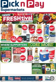 Pick n Pay Gauteng, Free State, North West, Mpumalanga, Limpopo and Northern Cape : Fresh & Rugby Specials (05 September - 08 September 2024) 