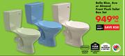 Bella Blue, Avo Or Almond Front Flush Toilet Box Set-Each