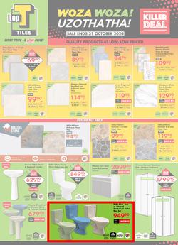 Top T Tiles : Woza Woza (25 October - 31 October 2024), page 1