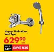 Happy Bath Mixer Wall Type-Each