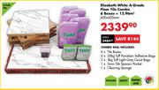 Elizabeth White A-Grade Glossy Floor Tile Combo 6 Boxes 12.96 Sqm (Marble Look)-600 x 600mm