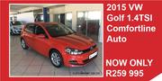 2015 VW Golf 1.4TSI Comfortline Auto