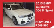 2015 BMW X3 xDrive 30d M Sport