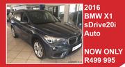 2016 BMW X1 sDrive20i Auto