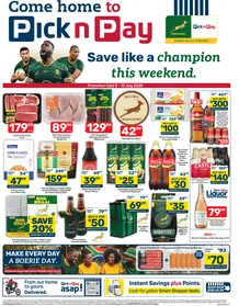 Pick n Pay Western Cape : Save Like A Champion This Weekend (09 July - 12 July 2026)