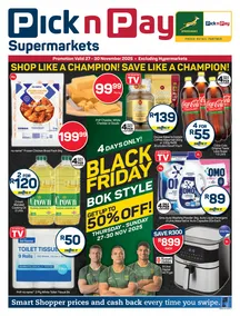 Pick n Pay Western Cape : Black Friday Specials (27 November - 30 November 2025)