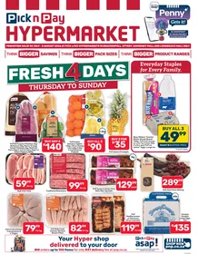 Pick n Pay Hypermarket Western Cape : Fresh 4 Days (30 July - 02 August 2026)