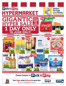 Pick n Pay Hypermarket Western Cape : Gigantic Hyper Sale (16 June 2026 Only!)