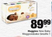 Huggies New Baby Weggooidoeke Grootte 1-42's