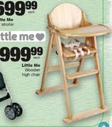 Little Me Wooden High Chair