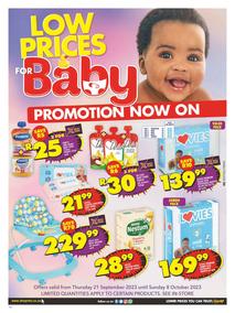 Shoprite Western Cape : Baby Savings (21 September - 08 October 2023)
