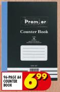 Premier 96 Page A4 Counter Book