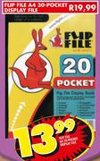 Flip File A4 30 Pocket Display File