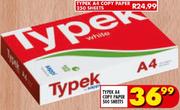 Typek A4 Copy Paper 500 Sheets