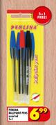 Penlina Ballpoint Pens-5 + 1 Free