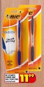 Bic Atlantis Rubber Grip Ball Point Pens Each