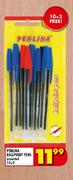 Penlina Ballpoint Pens-10+2 Free