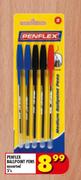Penflex Ballpoint Pens-5's