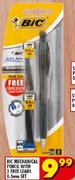 Bic Mechanical Pencil With 2 Free Leads 0.5mm Set