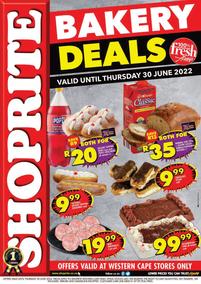 Shoprite Western Cape : Bakery Deals (23 May - 30 June 2022)