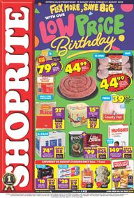 Shoprite Western Cape : Flex More, Save Big With Our Low Price Birthday (19 August - 21 August 2022)