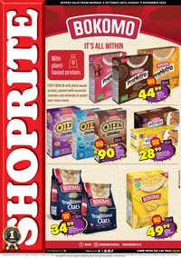 Shoprite Western Cape : Bokomo Savings (06 October - 09 November 2025)