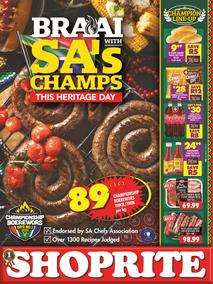 Shoprite Western Cape : Braai With SA's Champs This Heritage Day (18 September - 8 October 2023)