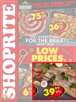 Shoprite Western Cape : Get Everything For The Braai (17 Sep - 30 Sep 2018), page 1