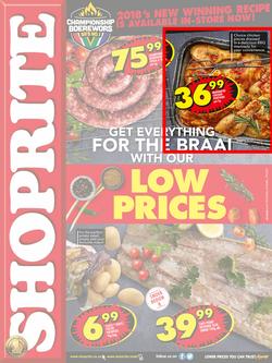Shoprite Western Cape : Get Everything For The Braai (17 Sep - 30 Sep 2018), page 1