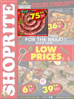 Shoprite Western Cape : Get Everything For The Braai (17 Sep - 30 Sep 2018), page 1