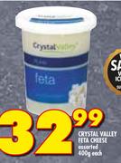 Crystal Valley Feta Cheese Assorted-400g Each