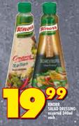 Knorr Salad Dressings Assorted-340ml Each