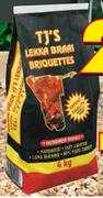 TJ’s Lekka Braai Brikette-4kg