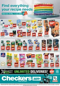Checkers Western Cape : Baking Promotion (18 May - 07 June 2026)