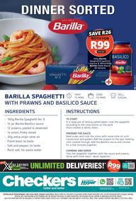 Checkers Western Cape : Barilla Promotion (29 January - 3 March 2024)