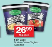 Fair Cape Double Cream Yoghurt-1kg Each