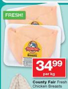 Country Fair Fresh Chicken Breasts-Per kg