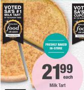 Milk Tart-Each