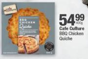 Cafe Culture BBQ Chicken Quiche-400g