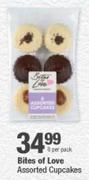 Bites Of Love Cupcakes-6's Per Pack